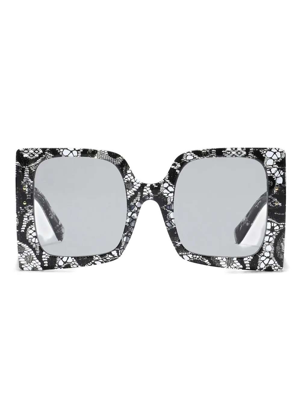

Солнцезащитные очки в квадратной оправе Dolce & Gabbana Eyewear, черный