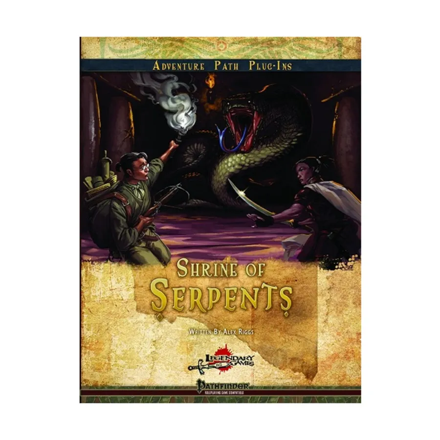 

Shrine of Serpents, Pathfinder 1st Edition - Rulebooks, Sourcebooks & Supplements (Legendary Games), мягкая обложка