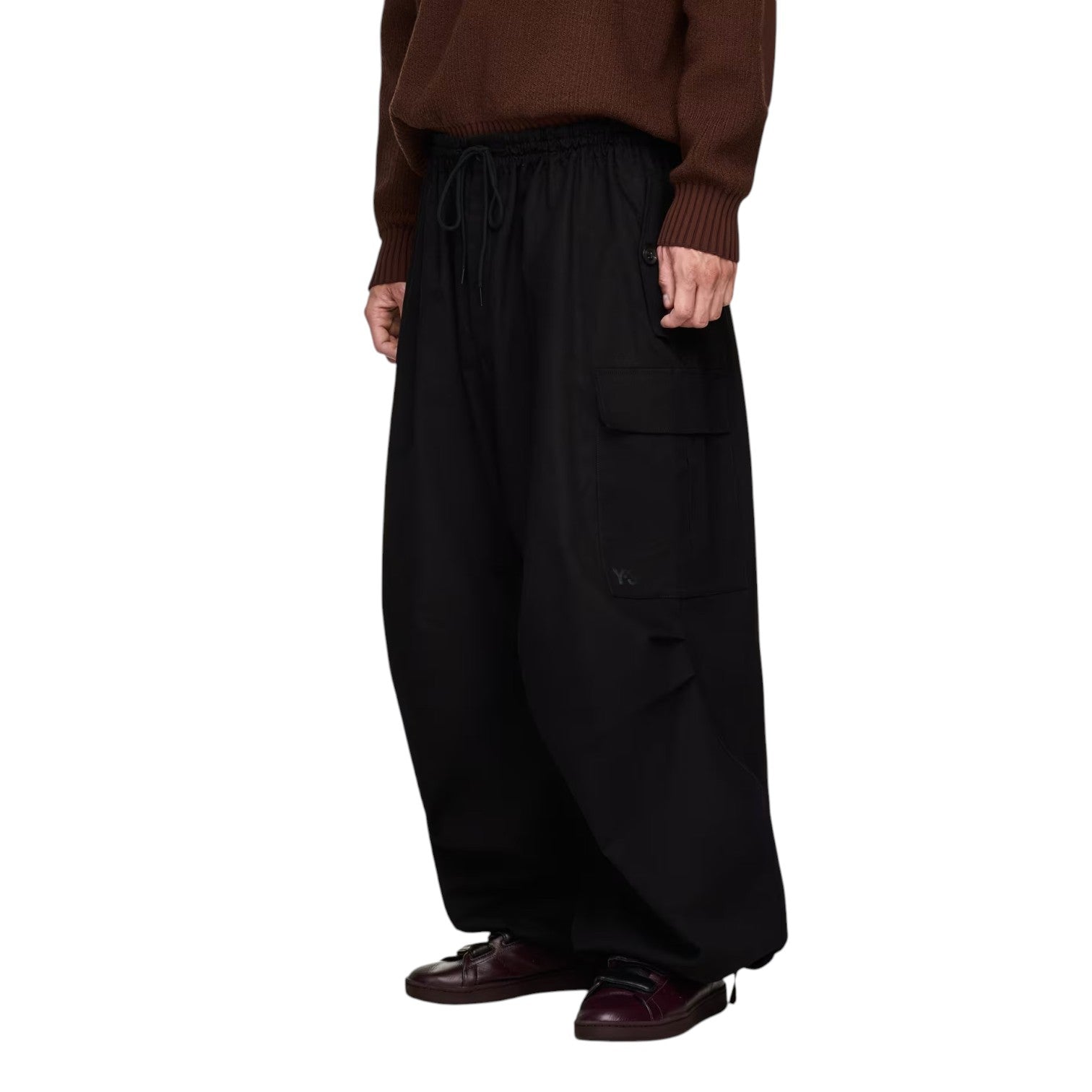 Брюки adidas Y-3 UT Twill Cargo Pants 'Black' — фото 2