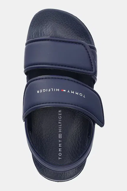 Сандалии детские на липучке Tommy Hilfiger, синий — фото 4