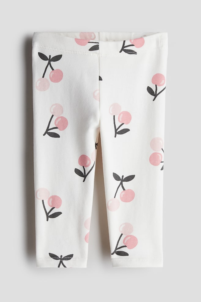 

Хлопковые леггинсы H&M, мультиколор