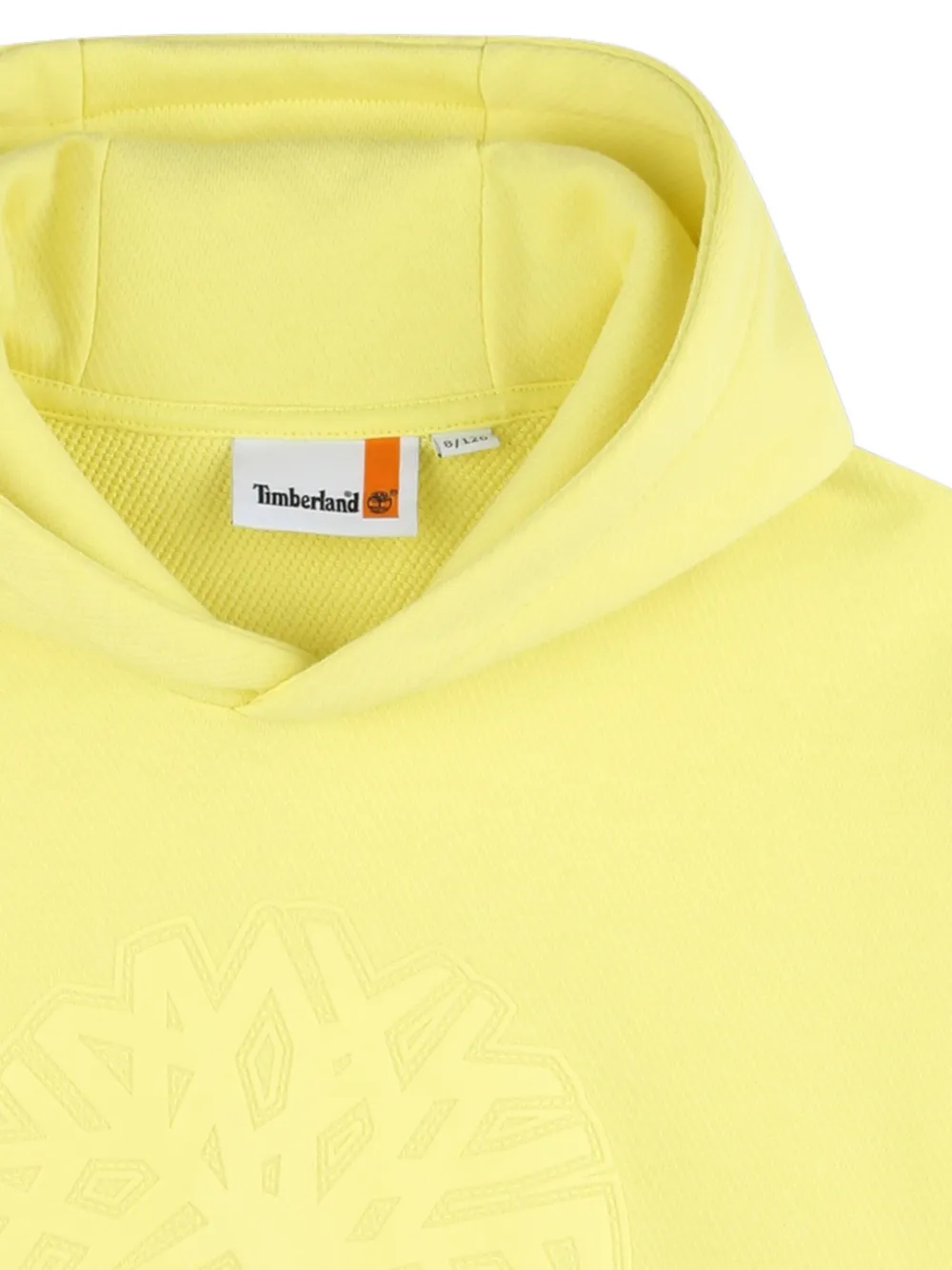 Толстовка с капюшоном и тисненым логотипом Timberland Kids, желтый — фото 3