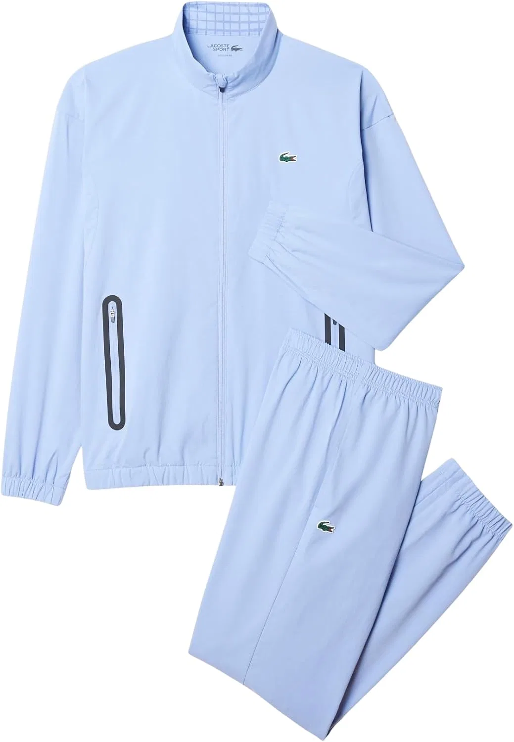Мужской теннисный костюм Lacoste, фиолетовый