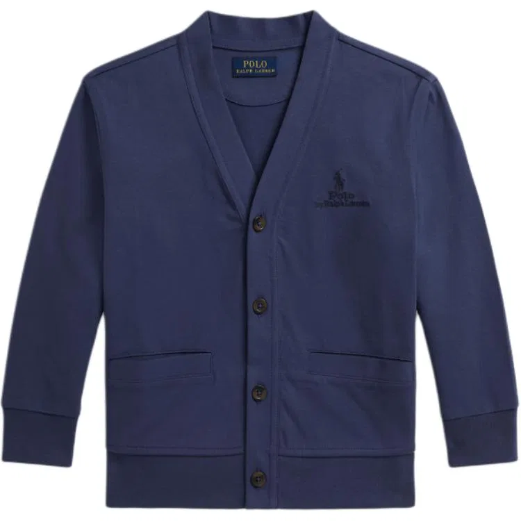 Свитер с вышивкой Big Pony для детей Polo Ralph Lauren синий