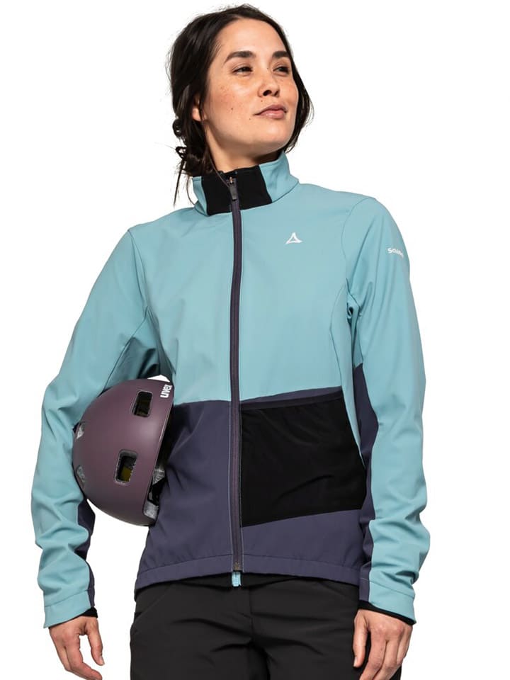 

Куртка софтшелл Schöffel Fahrradjacke Zumaia, цвет Hellblau/Lila