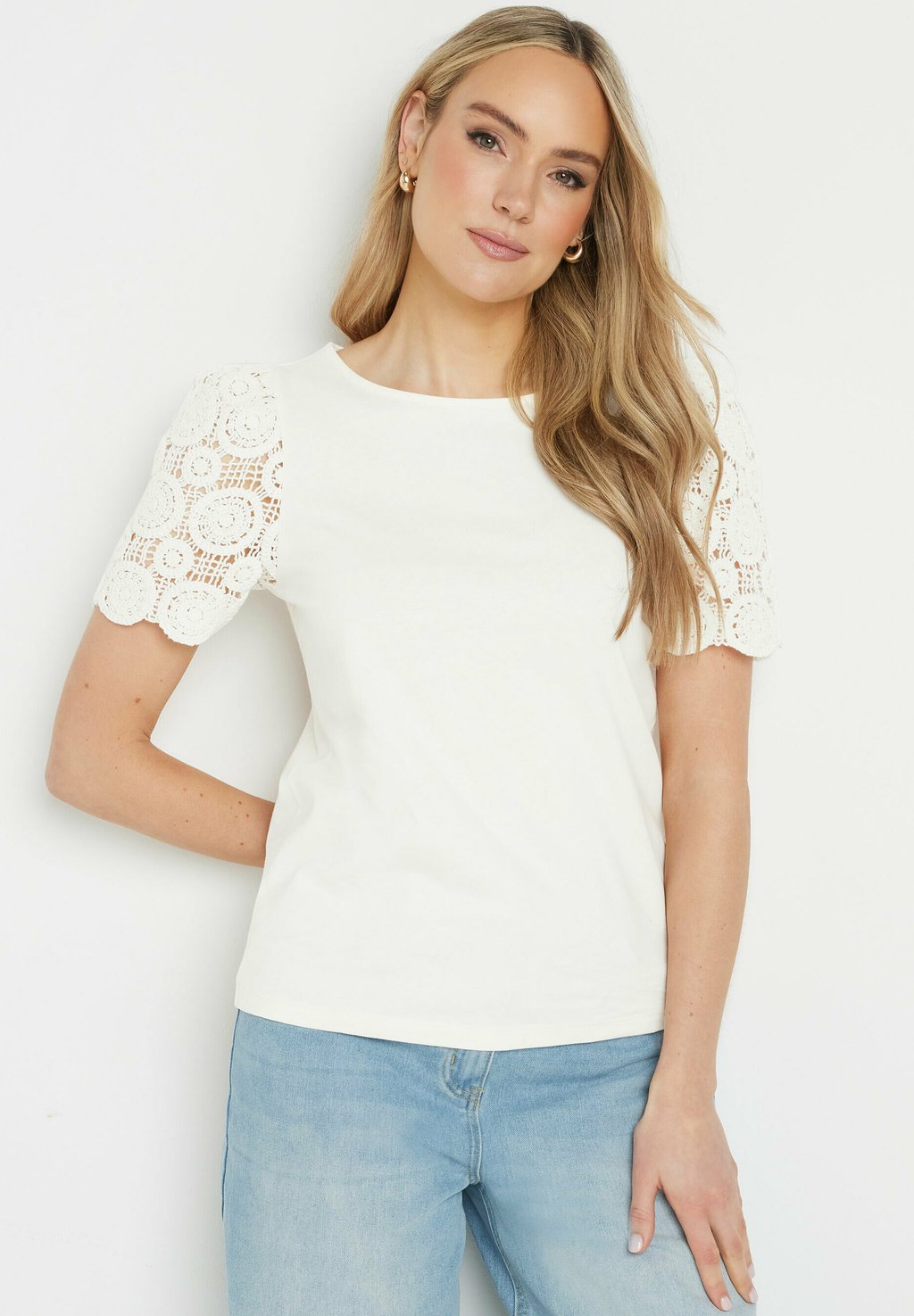 

Футболка с принтом SLEEVE Long Tall Sally, кремовый