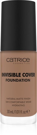 

Жидкая основа с матовым покрытием Catrice Invisible Cover Foundation, 047W 30 ml