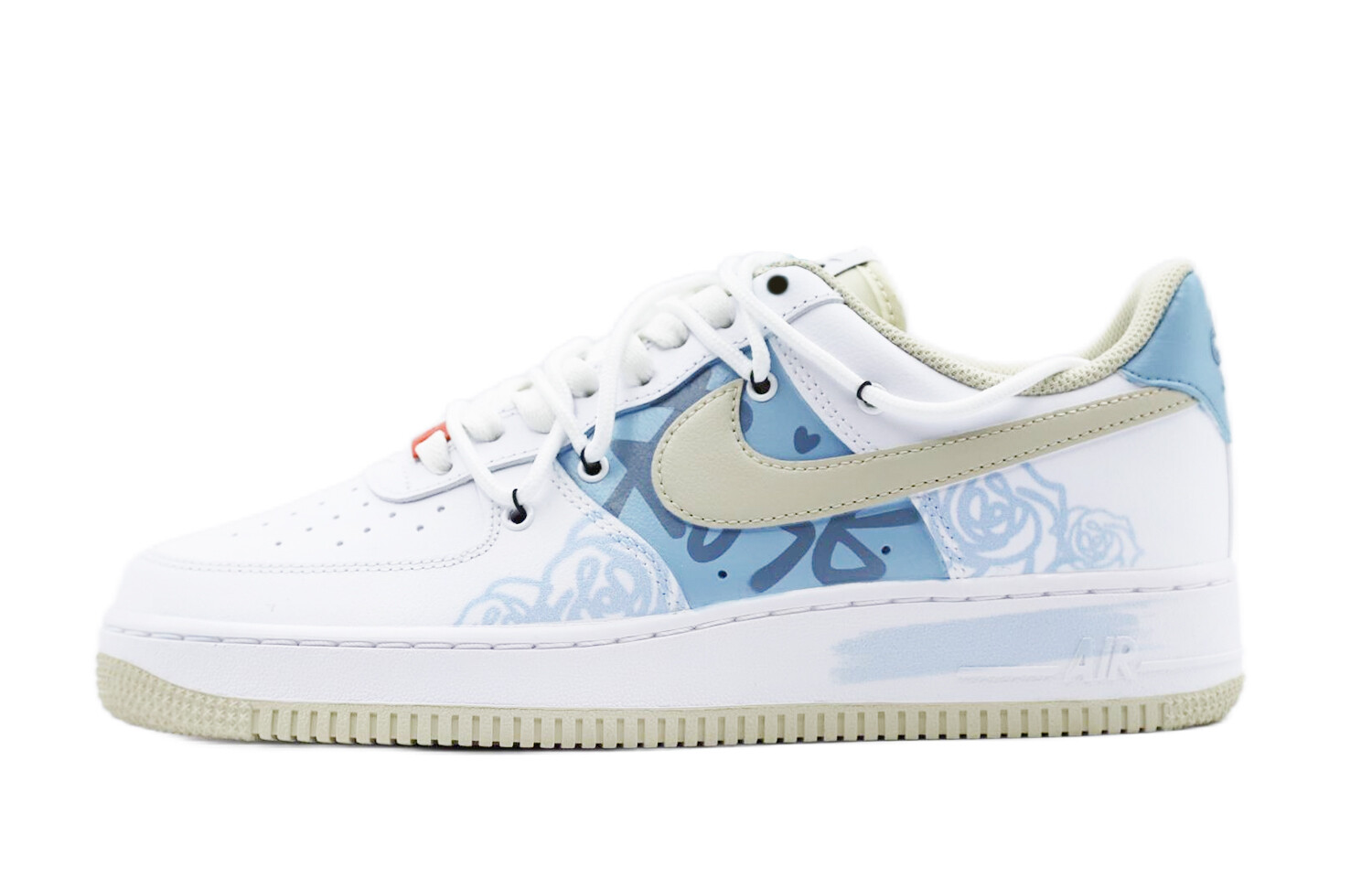 

Обувь для скейтбординга Nike Air Force 1 унисекс, White/Blue/Yellow/Red