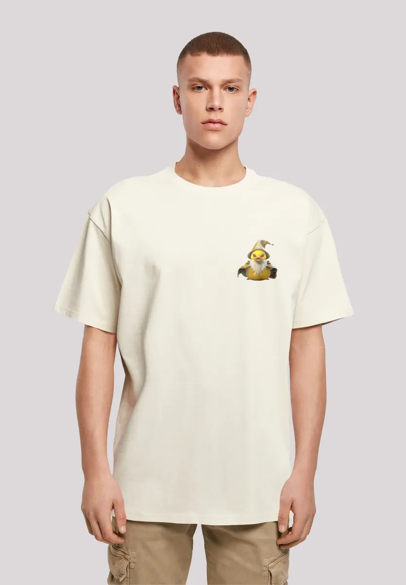 

F4NT4STIC Футболка "Rubber Duck Wizard TEE OVERSIZE", принт, цвет Sand
