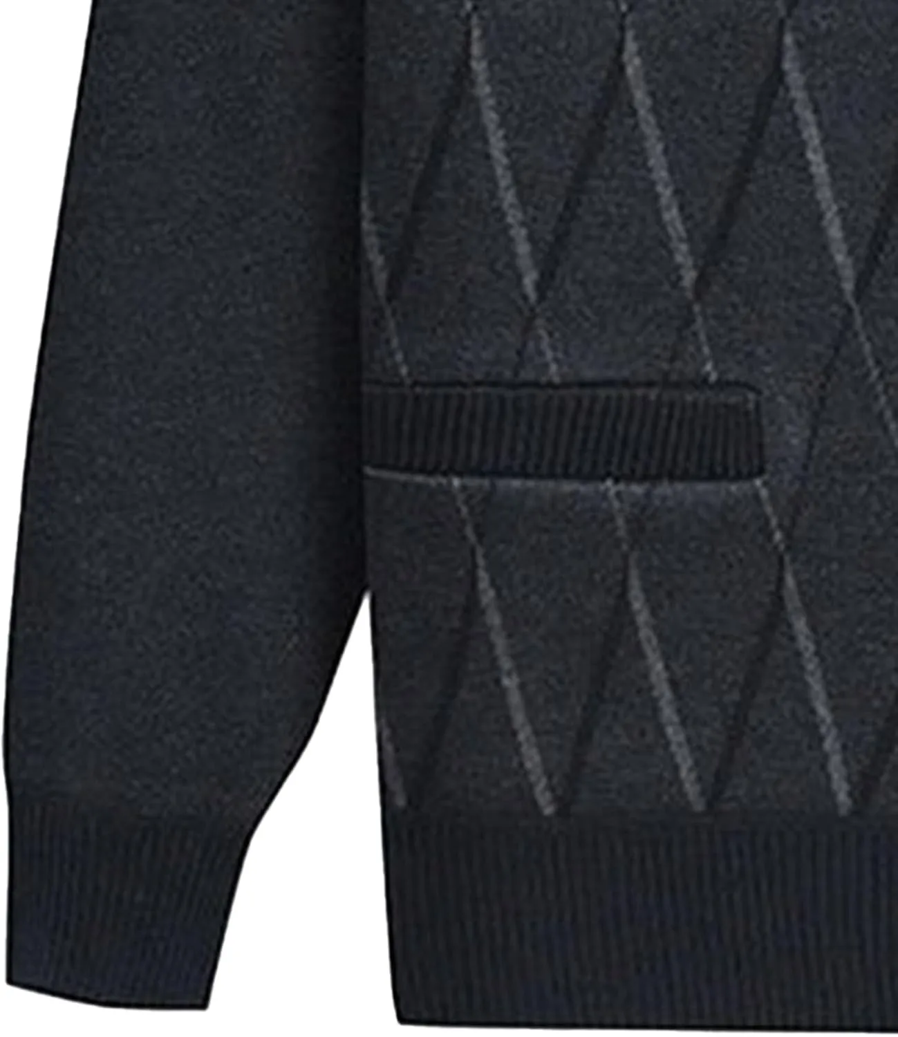 Мужской кардиган Casual Argyle из шерстяной смеси — фото 3
