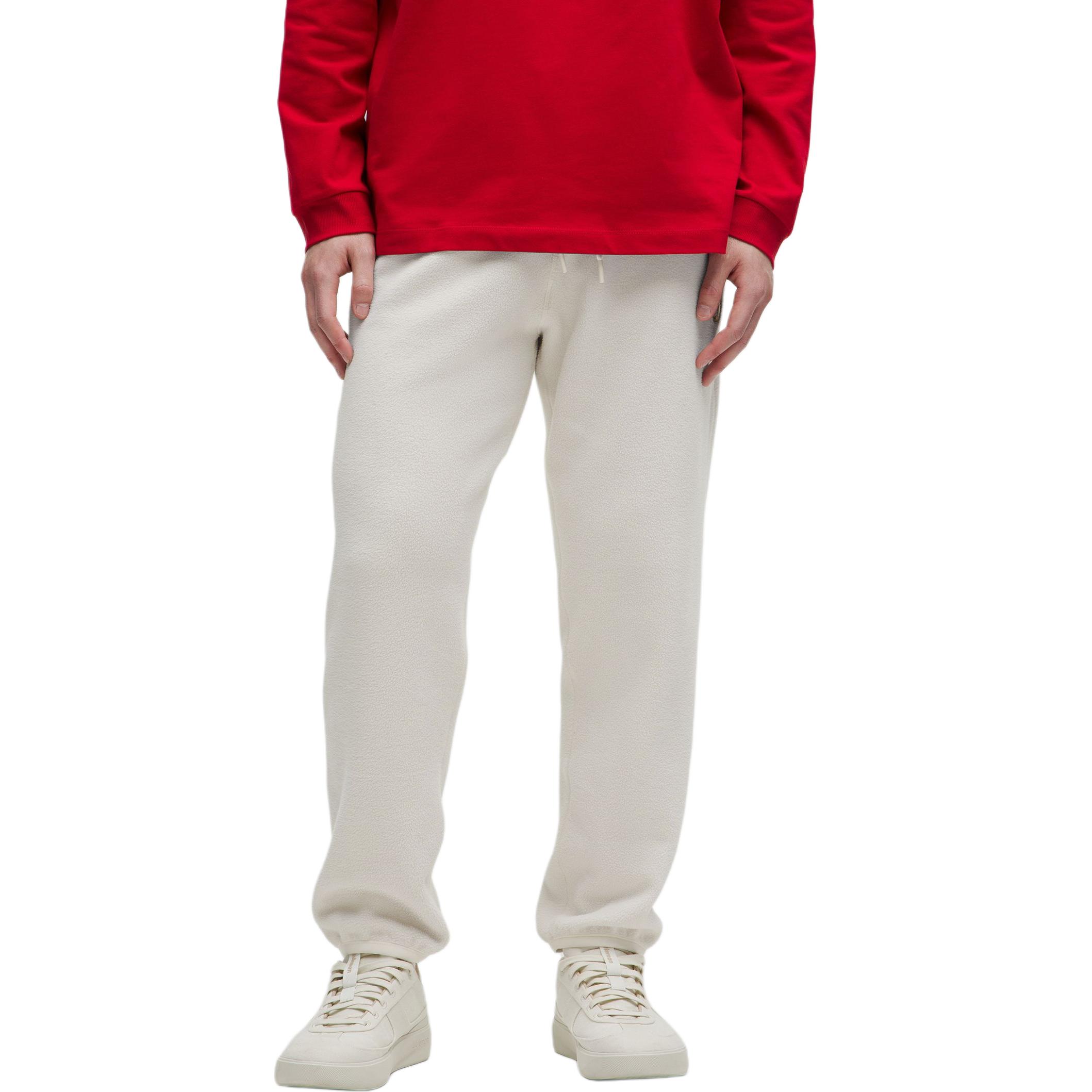 

ФВ24 вязаные спортивные штаны 32' 34' мужские Lululemon, светлая слоновая кость