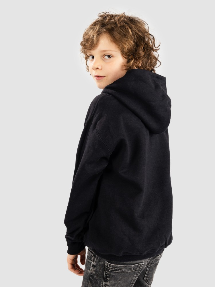 Толстовка Thrasher Flame Kids Kids Hoodie, black — фото 2