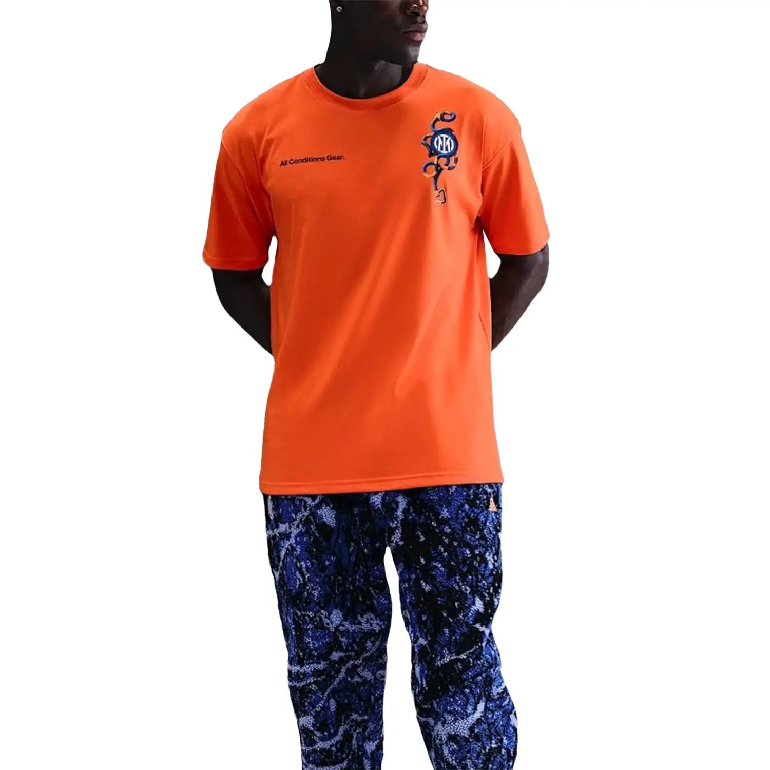 

Футболка ACG Quick Dry мужская FC Internazionale Milano Nike, safety оранжевый