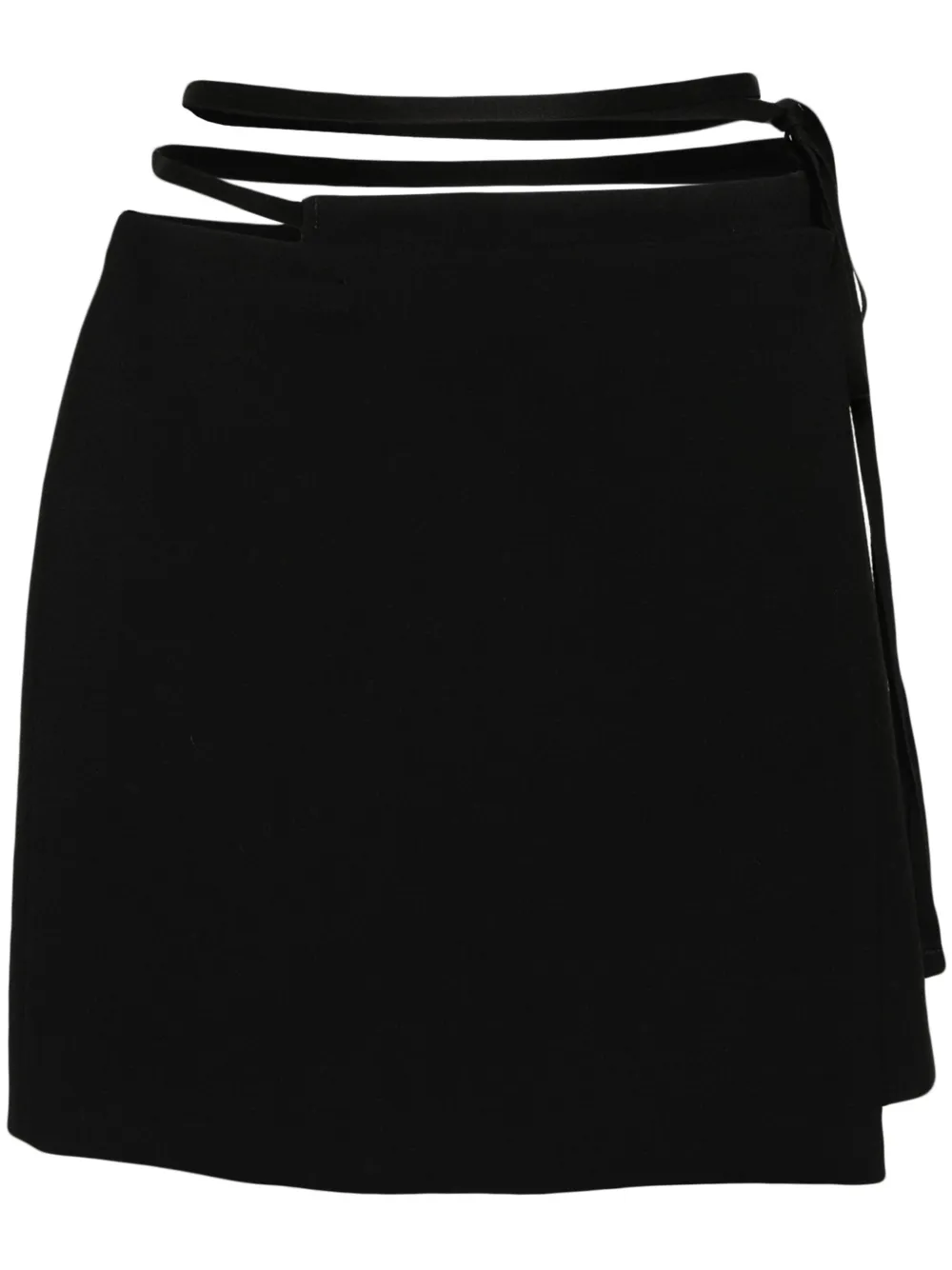 

Юбка мини асимметричного кроя SPORTMAX, черный