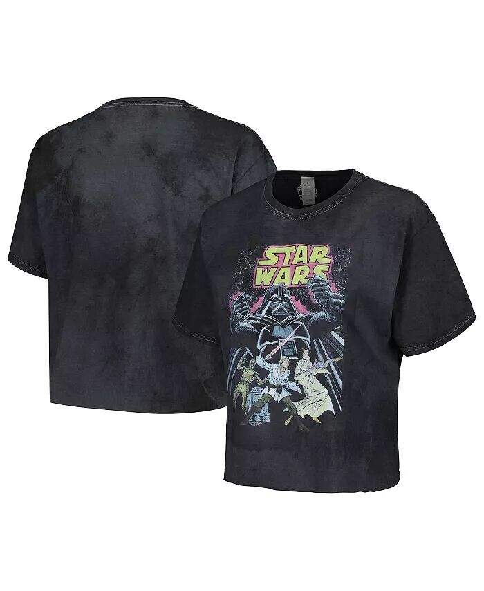 

Мужская и женская черная футболка Star Wars Comic Wars Mad Engine, черный