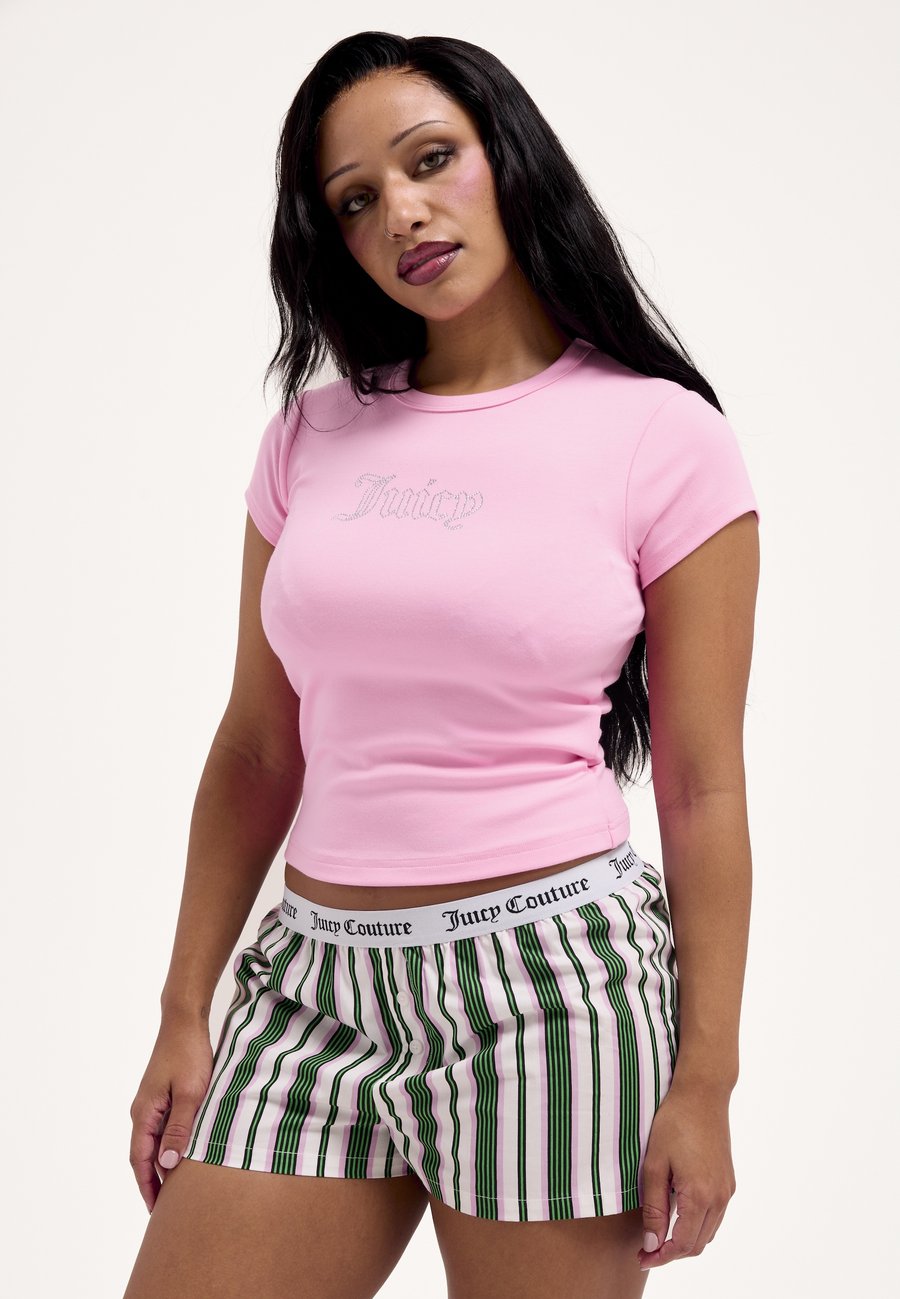 

Футболка Juicy Couture CAPPED BABY SLEEVE, Candy/Pink, Розовый, Футболка Juicy Couture CAPPED BABY SLEEVE, Candy/Pink