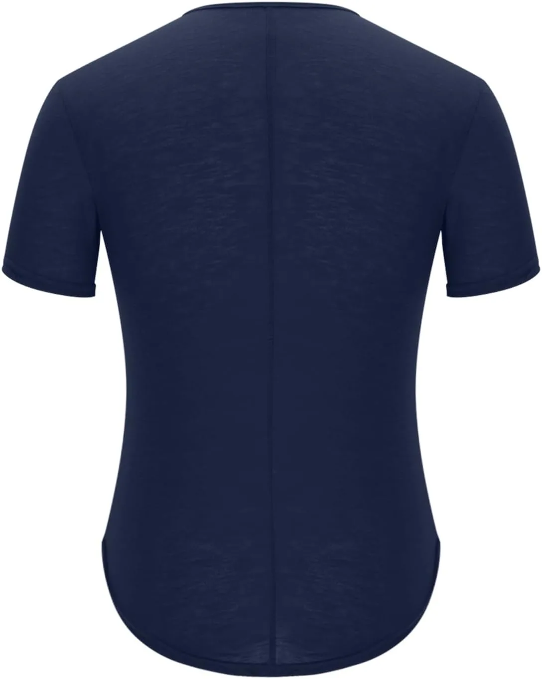 Мужская футболка с закругленным подолом и удлиненной спинкой, Slim Fit, для тренировок — фото 4