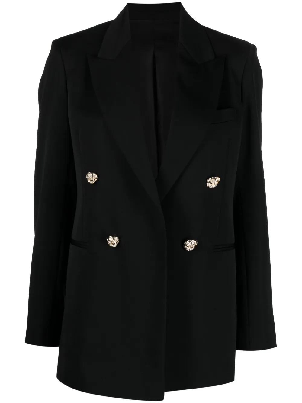 

Блейзер без застежки Lanvin, черный