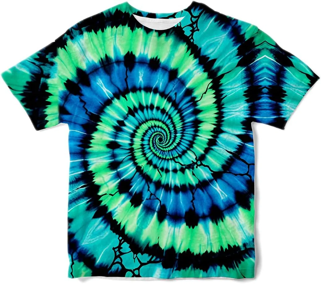 Футболка детская Tie Dye Ldvjkx, зелёный