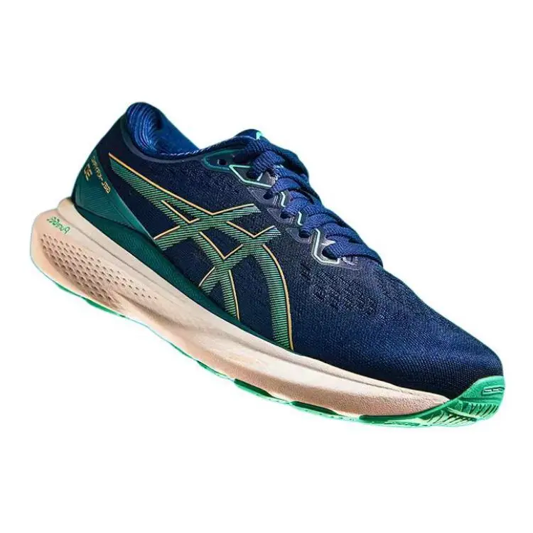 Кроссовки Gel-Kayano 30 Kids, низкие, синие/зеленые Asics, зеленый — фото 3