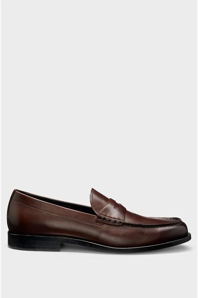 Мужские лоферы BOSS Tayil-l Loaf Bu, Brown — фото 3