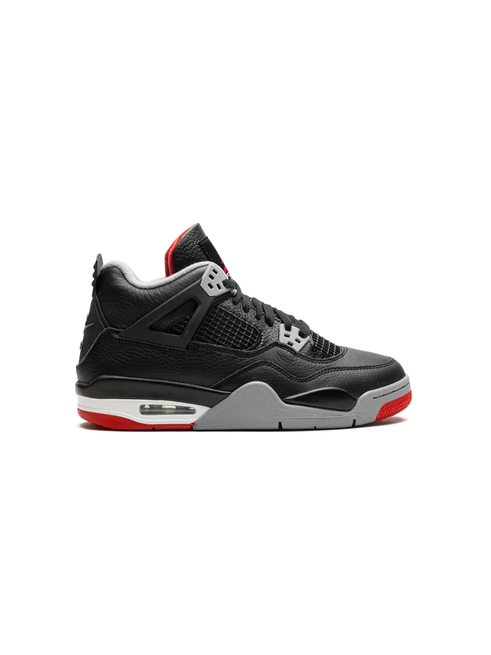Кроссовки Air Jordan 4 'Bred Reimagined' Jordan Kids, черный — фото 2