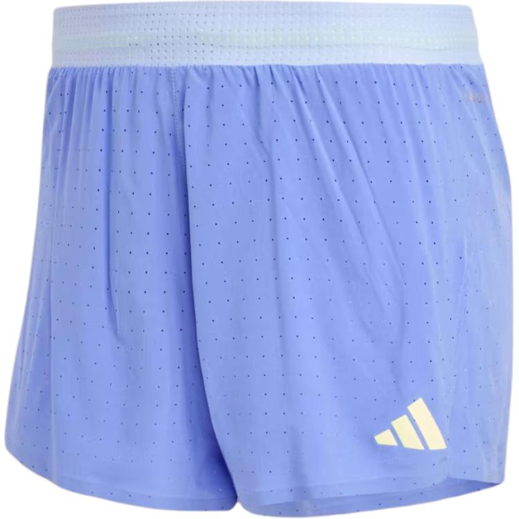 Бесплатная доставка с AdiClub Беговые шорты Adizero Split Adidas, фиолетовый — фото 2