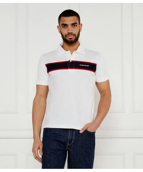 

Футболка поло Regular fit Guess Jeans, белый