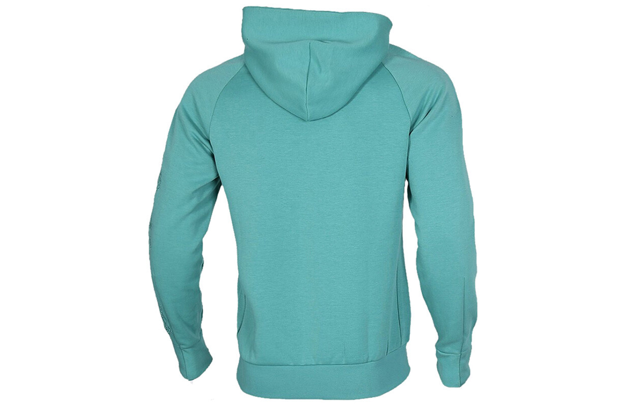 Толстовка мужская изумрудная Adidas, цвет Emerald — фото 2