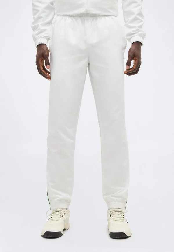 Теннисные спортивные штаны Lacoste Sport, White/Billiard Green