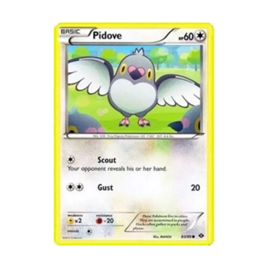 

CCG Пидово (К) #83, Pokemon - Next Destinies - Singles