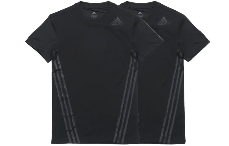 Футболка Aeroready 3 Stripes Adidas, 2 Pack (Black)