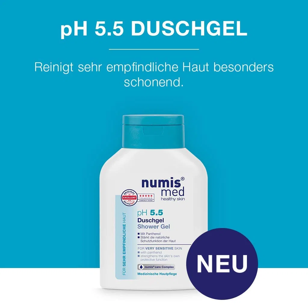 Гель для душа numis med pH 5.5 для чувствительной кожи, 6 x 200 мл Numis Med, Pack Of 6 — фото 3