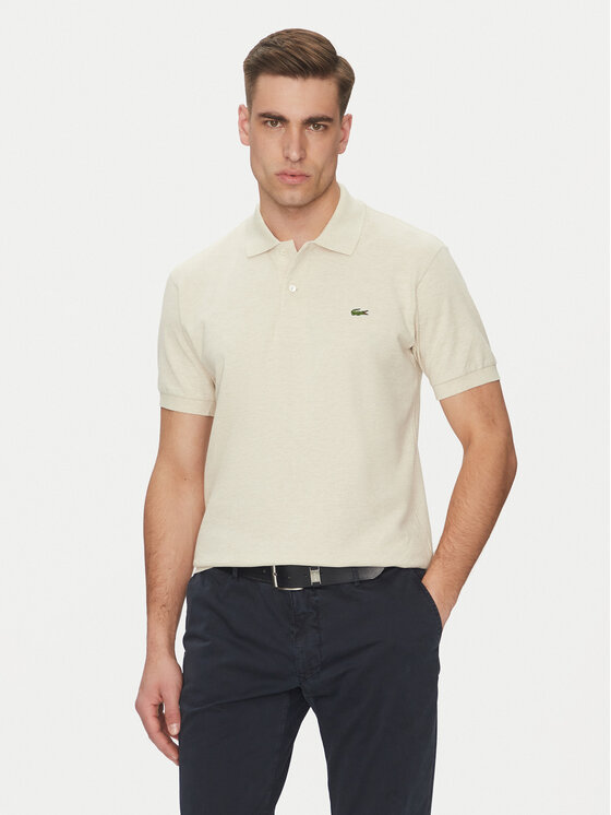 

Рубашка поло классического кроя L1264 Lacoste, бежевый