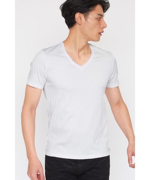 

Футболка с коротким рукавом, волнистая ткань TORNADO MART, белый