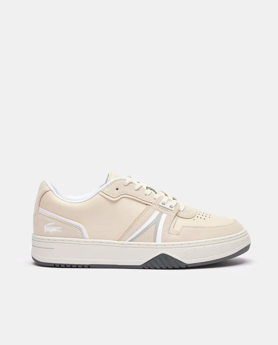

Мужские кроссовки L001 из кожи и замши Lacoste, белый