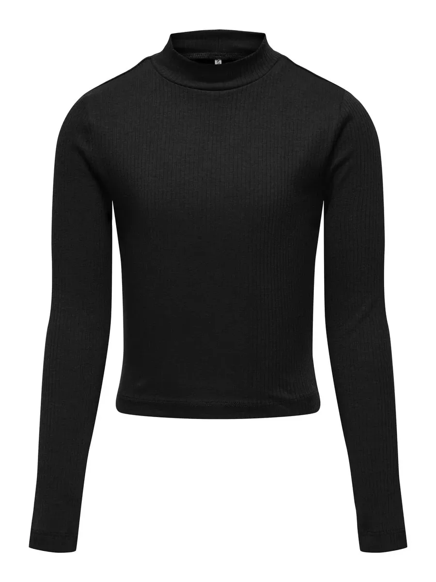 

Рубашка KIDS ONLY с длинными рукавами "KOGLINEA LIFE L/S SHORT TOP JRS", черный