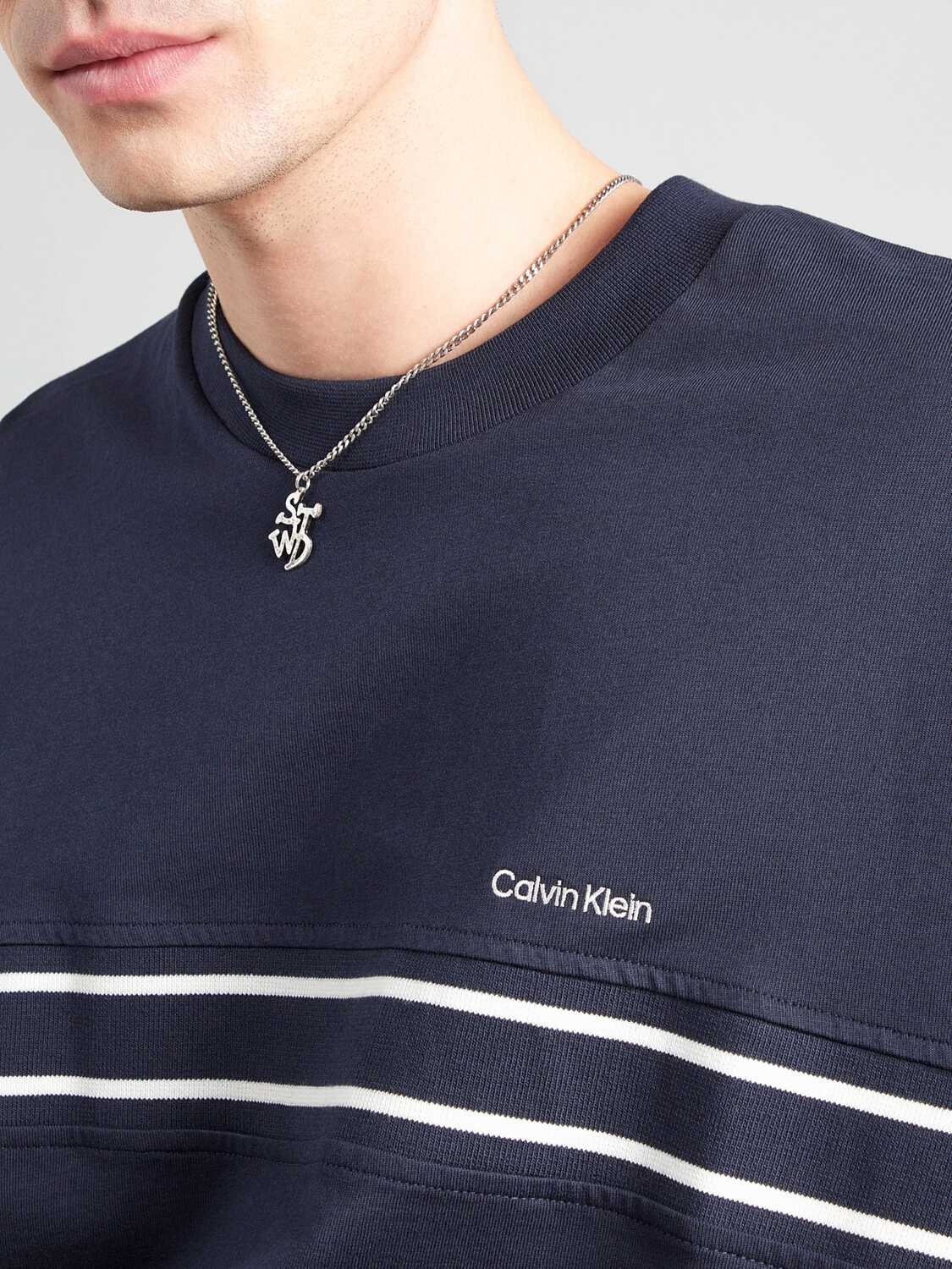 Calvin Klein Футболка в морском синем цвете — фото 2