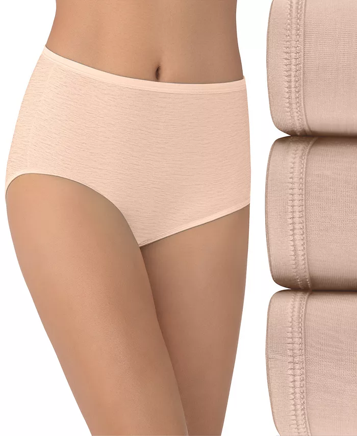 

Женские трусы 3 шт. Illumination Brief 13310 Vanity Fair, коричневый/бежевый