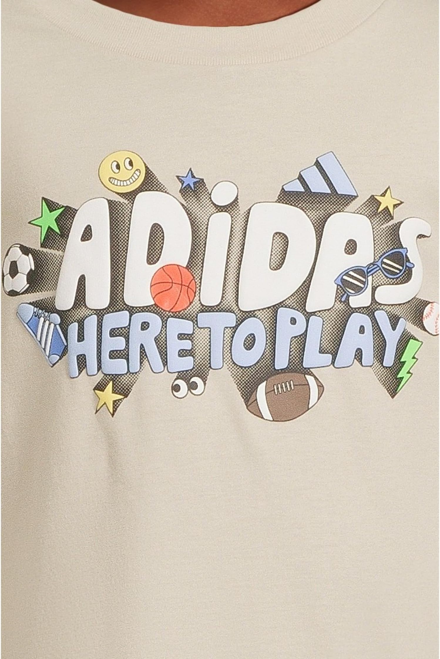 Футболка adidas Kids Long Sleeve Expression Tee, цвет Wonder Alumina — фото 3