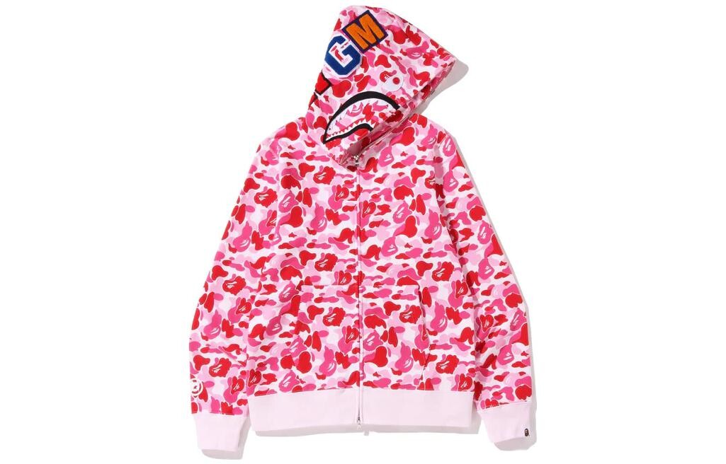 A BATHING APE BAPE ABC Camo Shark Толстовка на молнии на молнии (SS23) Зеленый, Голубое небо — фото 2