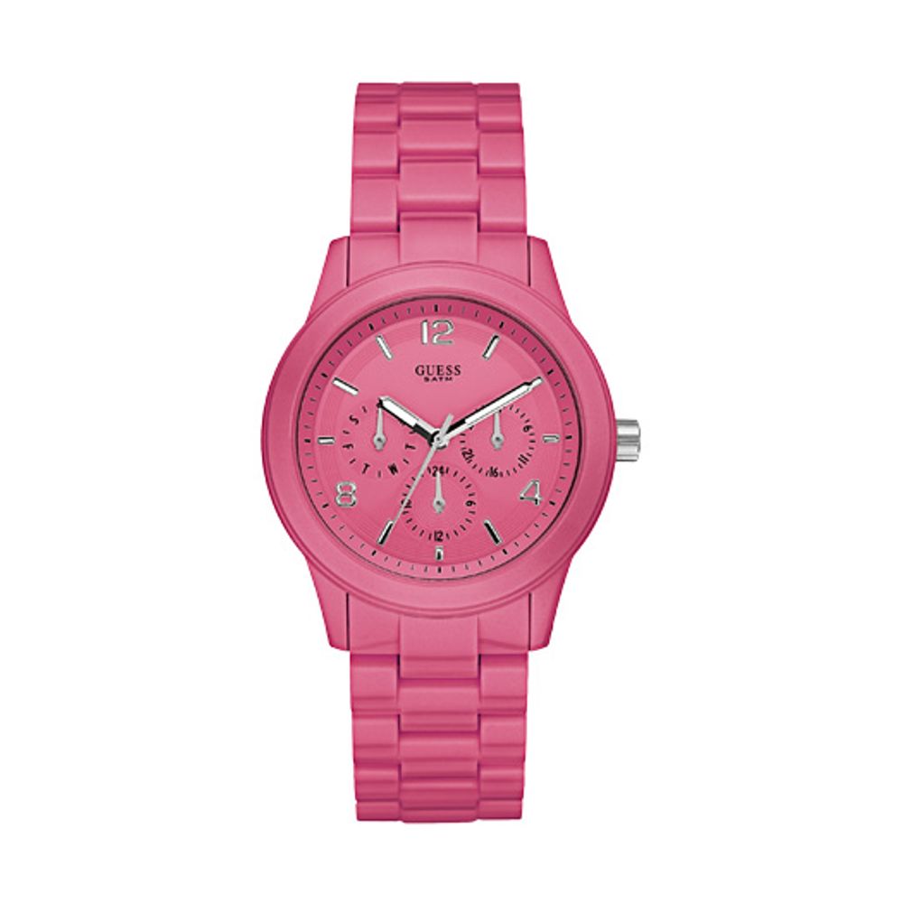 

Разноцветные резиновые часы GUESS