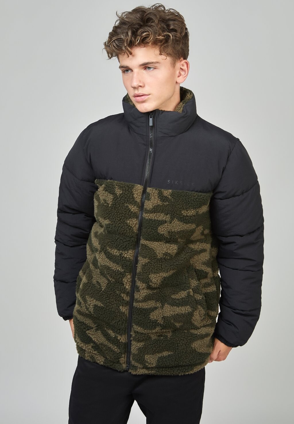 

Зимнее пальто BORG SIKSILK, цвет black