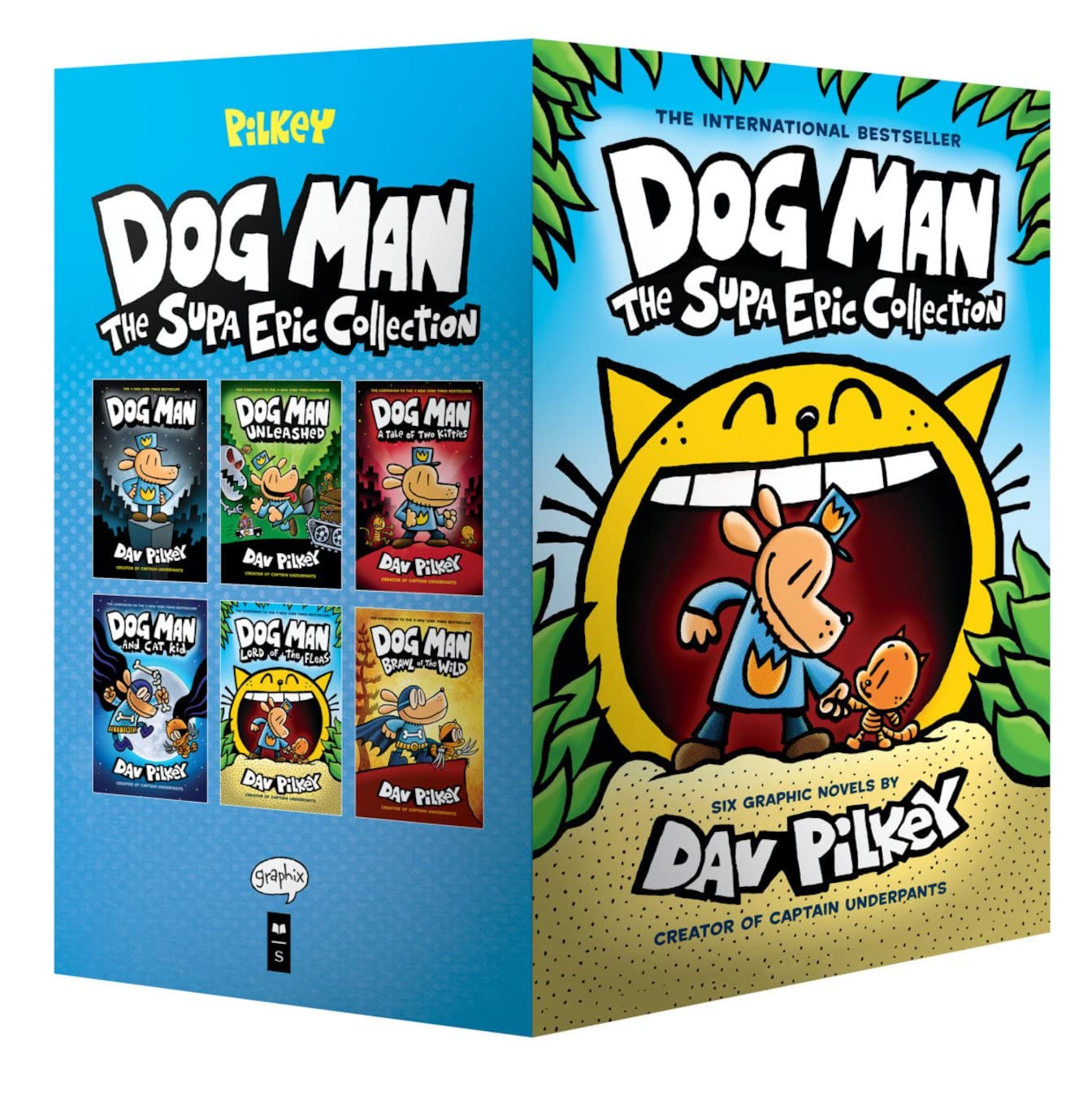 

Dog Man: The Supa Epic Collection: From the Creator of Captain Underpants (Dog Man #1-6 Box Set) (Graphix)