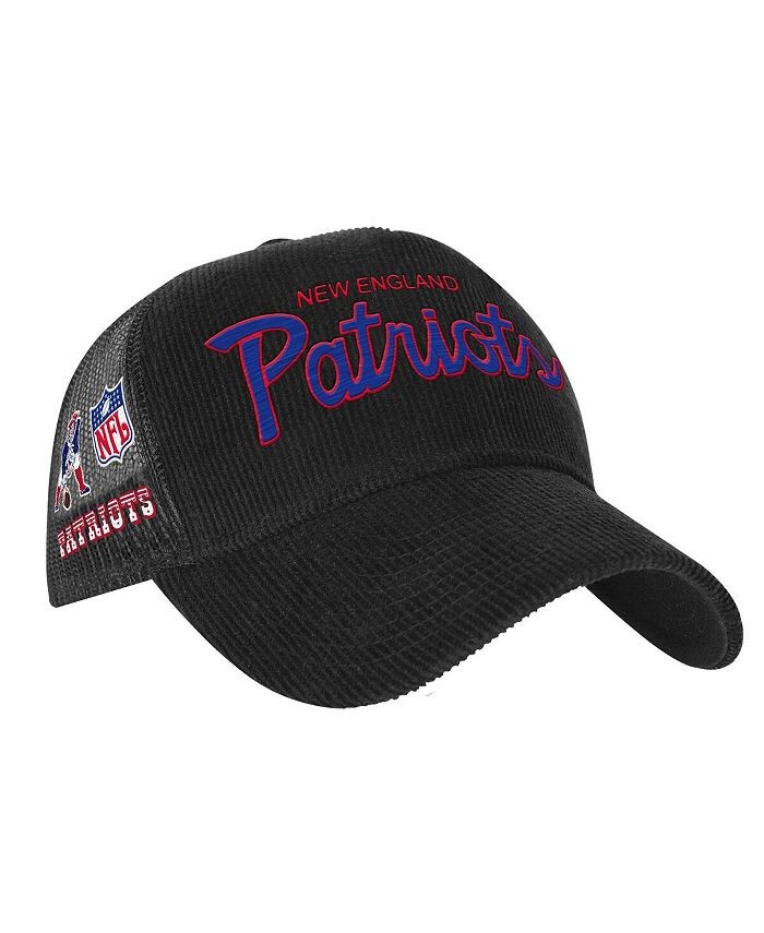 

Черная регулируемая кепка New England Patriots Times Up для больших мальчиков и девочек Mitchell & Ness, черный