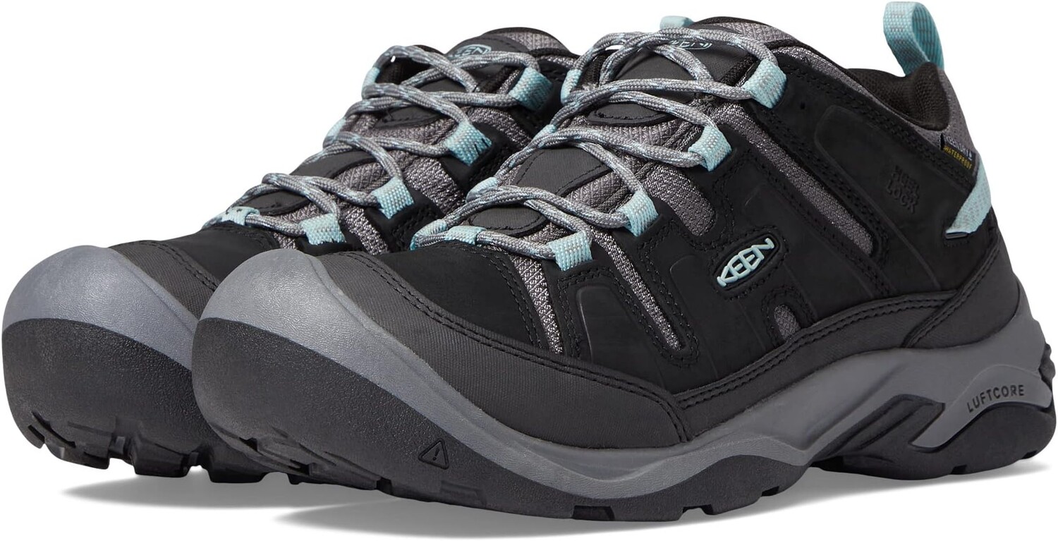 

Походная обувь KEEN Circadia Waterproof, цвет Black/Cloud Blue