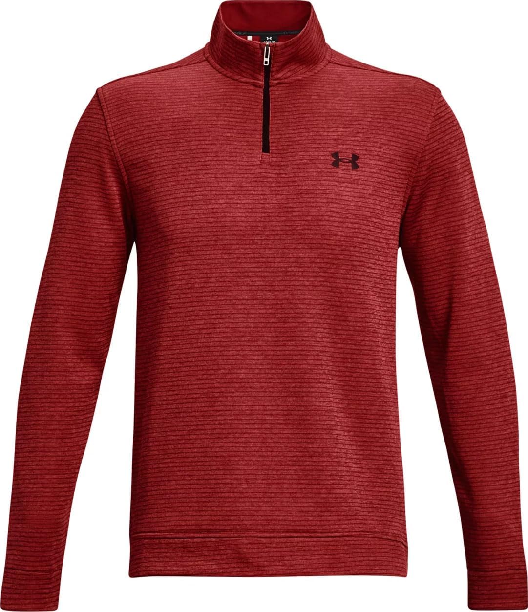 

Under Armour мужская флисовая толстовка Storm Sweater с рисунком и молнией на 1/4, Stadium Redblack