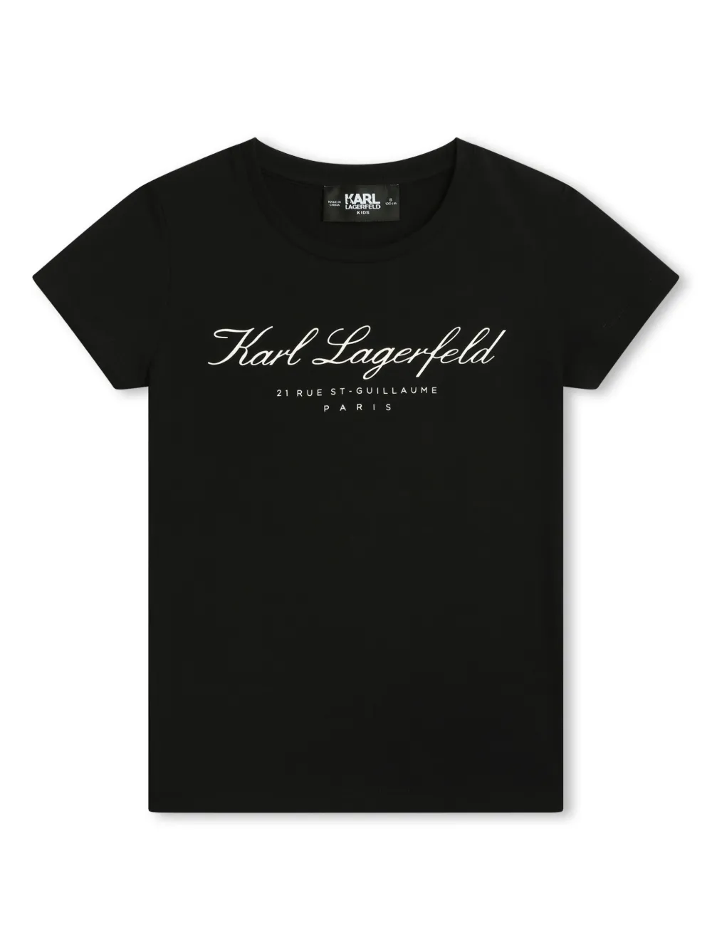 

Футболка Hotel Karl KARL LAGERFELD KIDS, черный