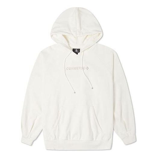 

Свитер loose knit hoodie creamy white Converse, белый