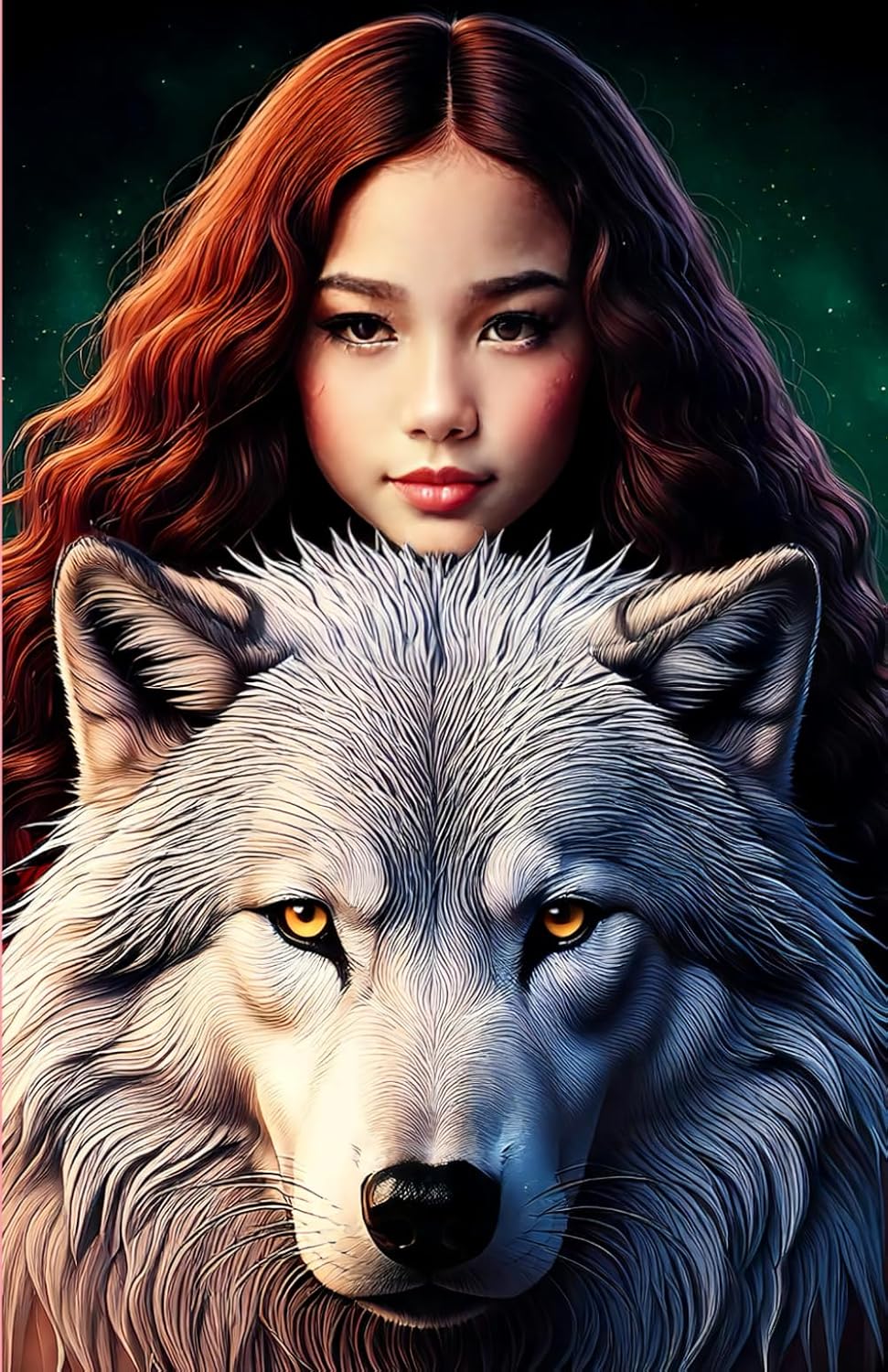 

Composition Notebook: WOLF SPIRIT | College Ruled Composition Notebooks | Cute Aesthetic Journal | Wide Line | 5.5 X 8.5 (Independently published)